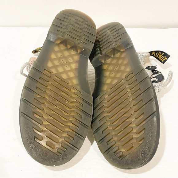 Dr Martens 1460 Ladies Size 6 Pascal Boots Rainbow Glitter Leather Laces Zip - Picture 7 of 7